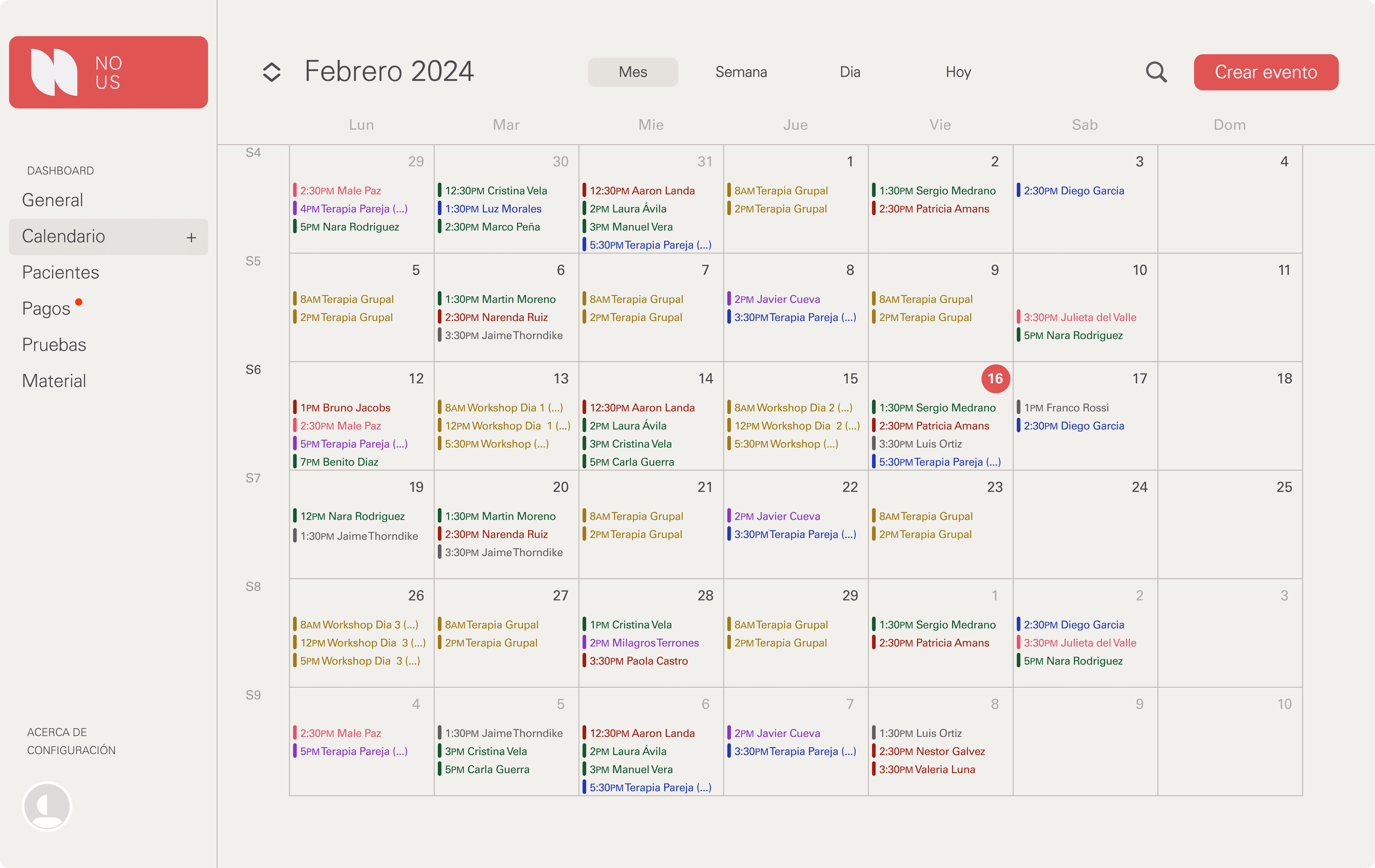 Calendar Month